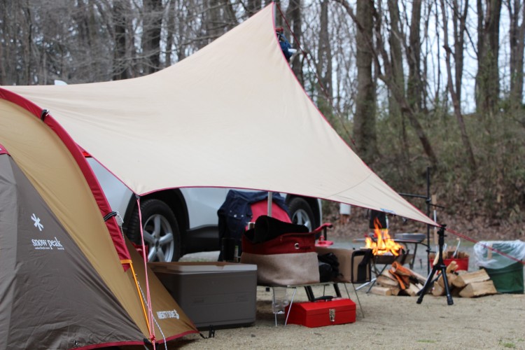 Tent Mark Designs ムササビウイング13ft Tc 焚き火version おすすめレビュー キャンプ大好き Campic キャンピック