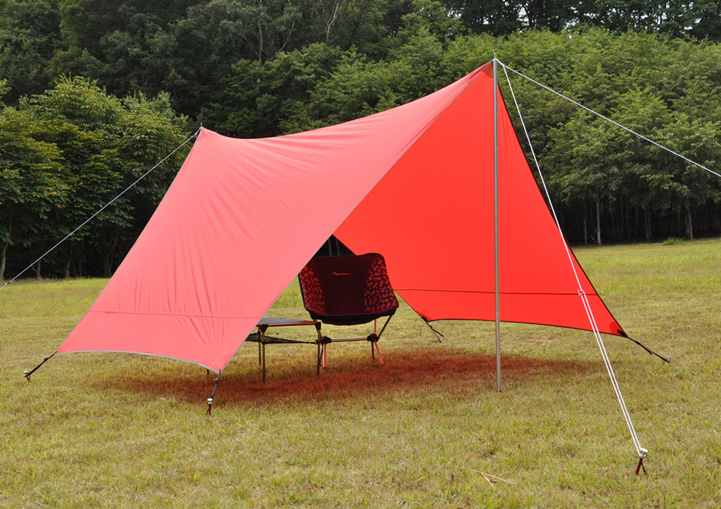 未使用 テンマク デザイン tent-Mark DESIGNS PANDA RED パンダ TM-90018 タープ グランドシート セット ワンポール テント キャンプ アウトドア