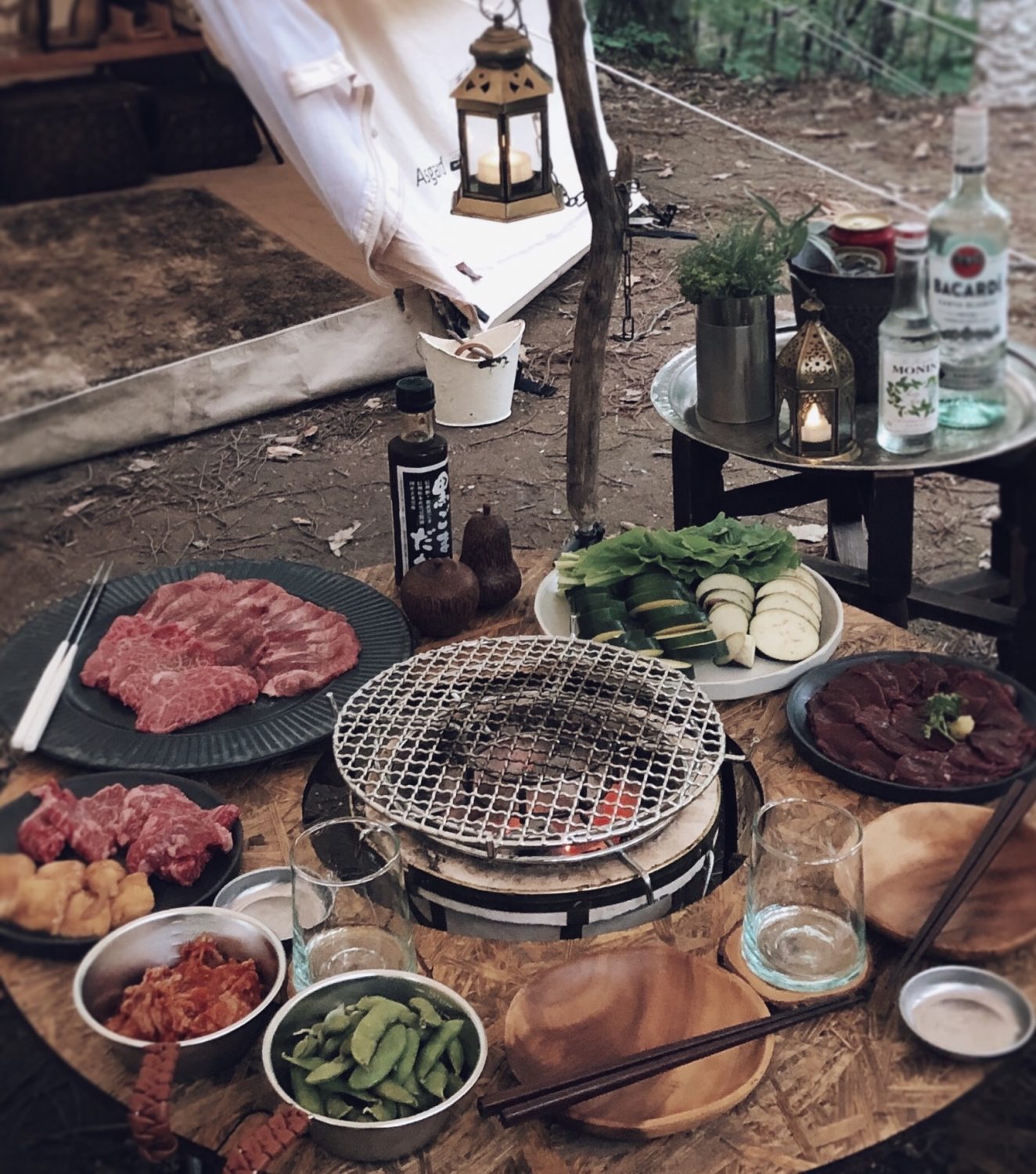 夏目前！ オシャレキャンプ！BBQにドーナツテーブル ゼロデイ ヘキサ