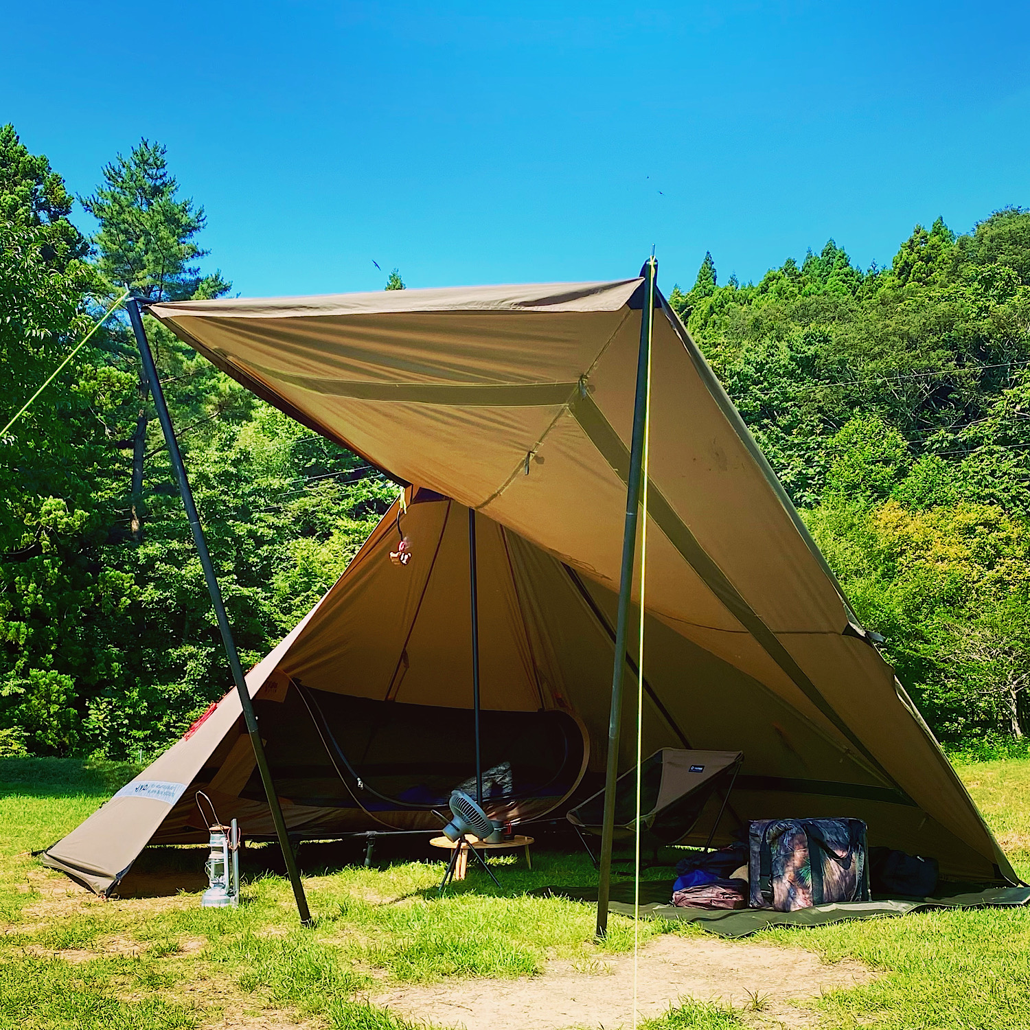 YOKATIPI ワンポールテント 1～2人用 キャンプ テント - テント/タープ